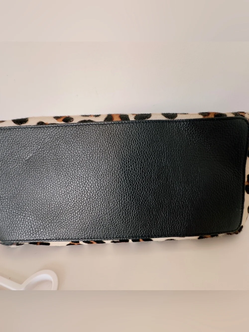 NWT Francesco Biasia Copacabana Leopard Calf Hair Handbag